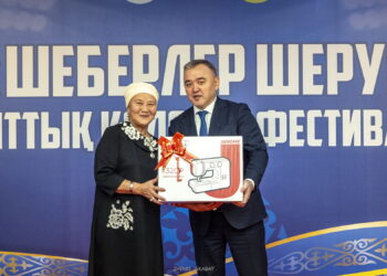 В Талдыкоргане прошел фестиваль национальных ремесел «Шеберлер шеруі»