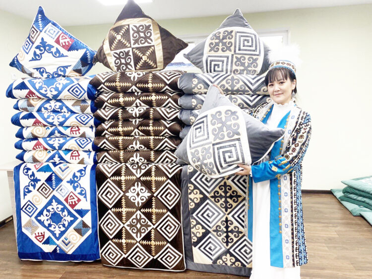 Как традиционное көрпе обретает новую жизнь в современном дизайне