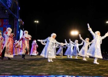 Талдыкорган готовится к встрече Нового 2026 года