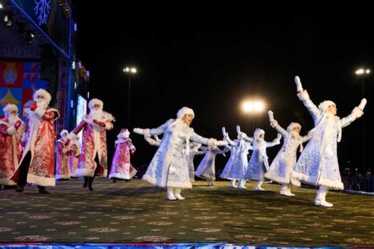 Талдыкорган готовится к встрече Нового 2026 года