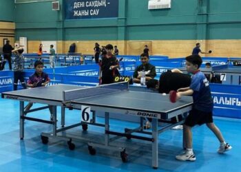 Победителей в настольном теннисе наградили в Талдыкоргане
