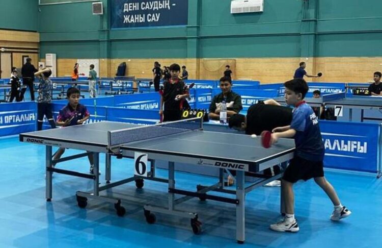 Победителей в настольном теннисе наградили в Талдыкоргане