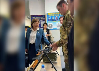 Школьники побывали в гостях у пограничников Алаколя