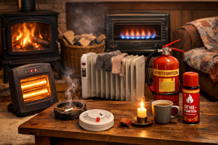 ДЧС области Жетісу: О пожарной безопасности в отопительный сезон