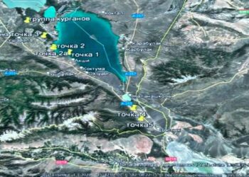 Спутниковые снимки помогли обнаружить древний караван-сарай на берегу Алаколя