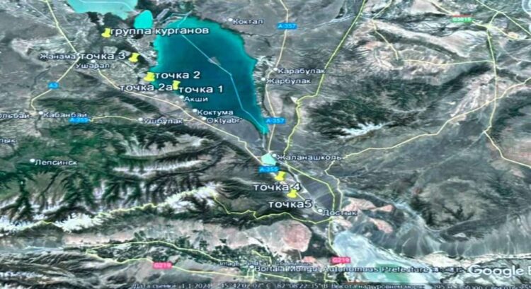 Спутниковые снимки помогли обнаружить древний караван-сарай на берегу Алаколя