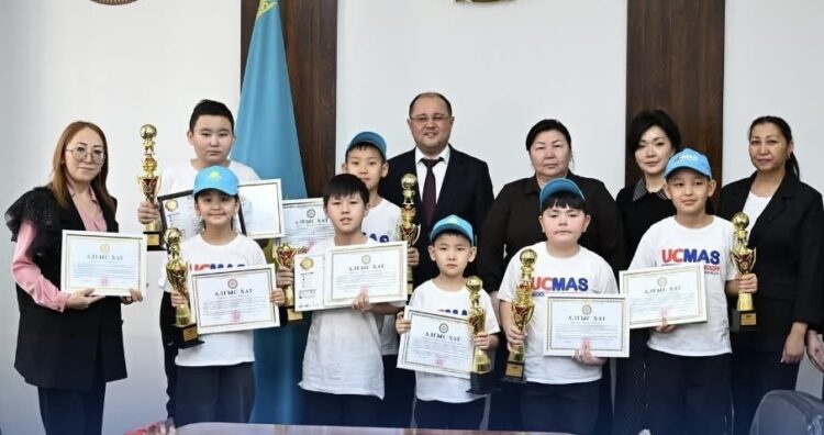 Талдыкорганские школьники стали призерами международной олимпиады по ментальной арифметике