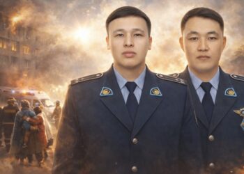 Мужество и оперативность полицейских помогли спасти людей при пожаре в Талдыкоргане