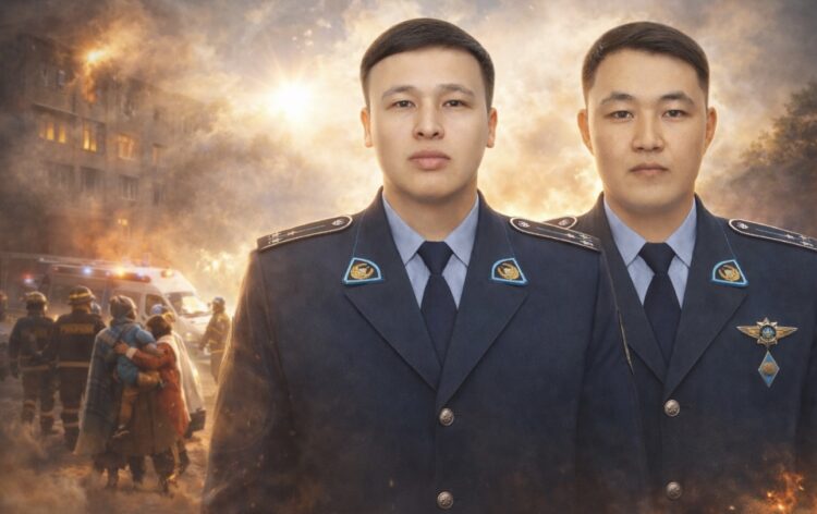 Мужество и оперативность полицейских помогли спасти людей при пожаре в Талдыкоргане