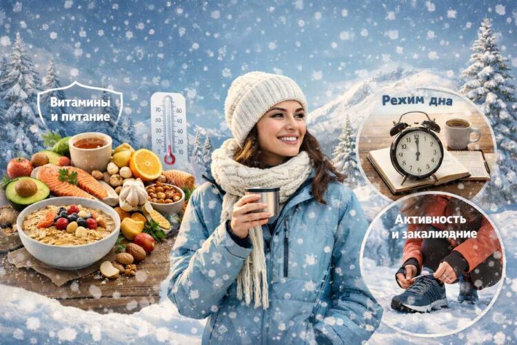 Гид по зимнему здоровью: от питания до режима дня