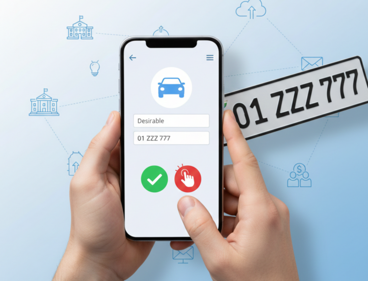 В приложении «ЦОН» теперь можно заказать госномера