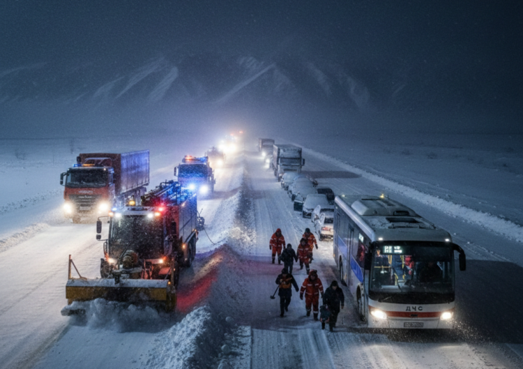 Спасатели области Жетісу эвакуировали с трасс 73 человека