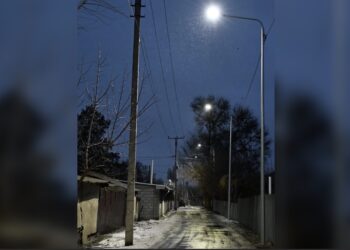 66 улиц с начала года осветили в Талдыкоргане
