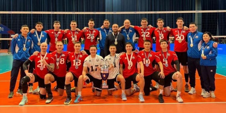 Впервые мужская команда по волейболу «Жетісу» стала обладателем Суперкубка