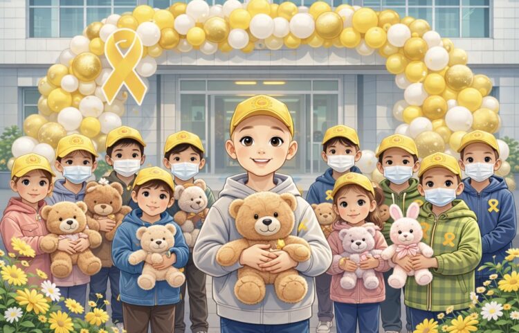 Талдыкорган поддержал акцию, приуроченную к Международному дню онкобольного ребенка