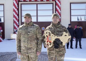 Новое пожарное депо открыли в селе Балпык би