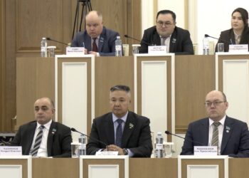 Стоп-кадр видео официального Телеграм-канала Конституционного суда РК