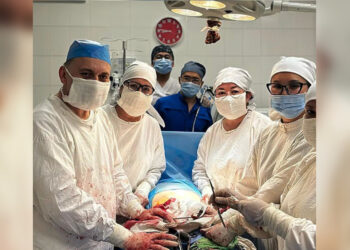 Показательную высокотехнологичную операцию провели в ЦРБ Кербулакского района