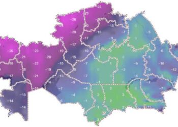 Мороз и штормовой ветер: Жетісу окажется в зоне погодной опасности