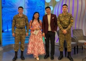 «Выбирайте путь офицера!»: курсанты Нацгвардии призвали молодежь Жетісу к службе Родине