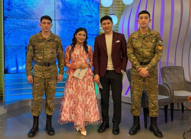 «Выбирайте путь офицера!»: курсанты Нацгвардии призвали молодежь Жетісу к службе Родине