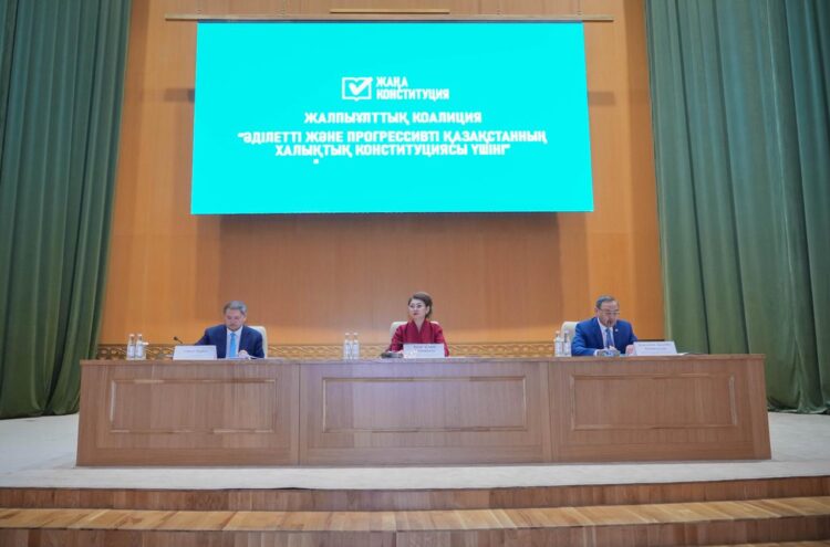 Члены Общенациональной коалиции встретились с учеными в Алматы