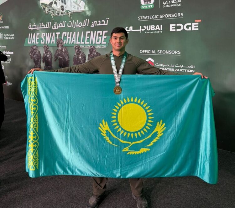 Офицер из Алакольского района стал победителем UAE SWAT Challenge