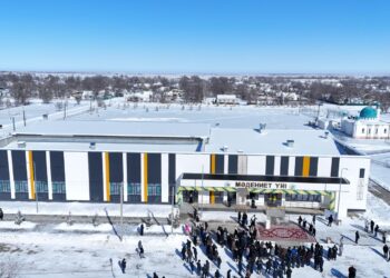 В Аксуском районе открыт современный дом культуры на 180 мест