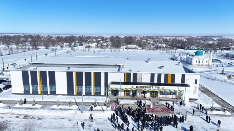 В Аксуском районе открыт современный дом культуры на 180 мест