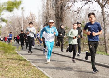 В Талдыкоргане прошла масштабная акция «Спорт — против наркотиков»