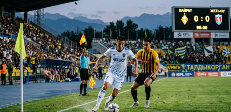 Боевая ничья в Алматы: «Жетысу» делит очки с «Кайратом»