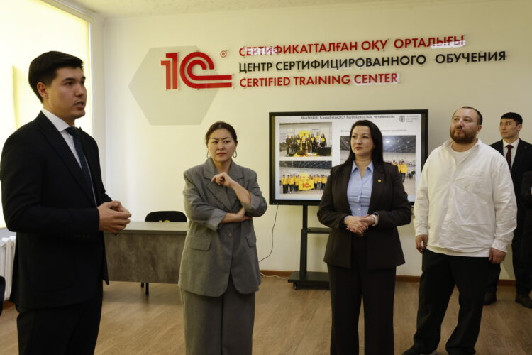 В политехническом колледже Талдыкоргана открылся сертифицированный IT-центр 1С