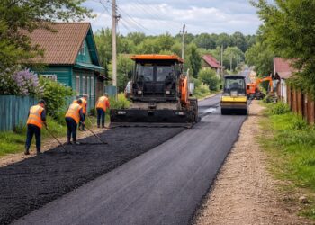 В Ушарале обновят почти 5 тысяч квадратных метров дорожного полотна
