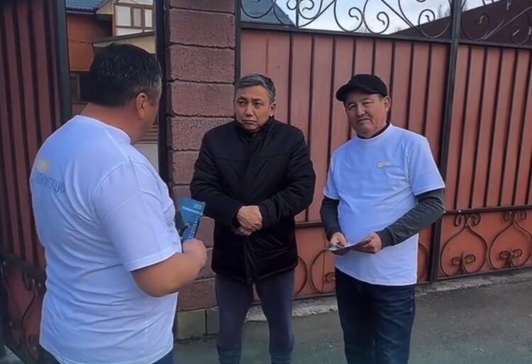 Акция «От двери к двери» продолжается в Талдыкоргане