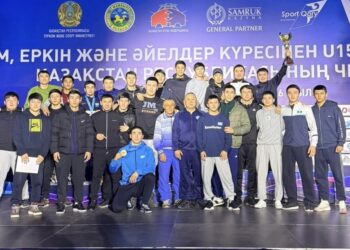 Жетысуские борцы стали призёрами чемпионата Казахстана