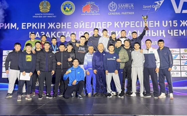 Жетысуские борцы стали призёрами чемпионата Казахстана