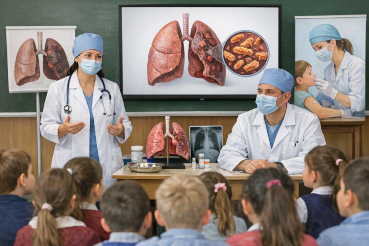 В Ескельдинском районе школьников учат беречь здоровье