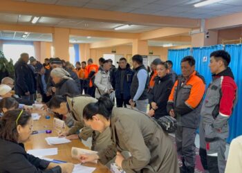 Логистический хаб на передовой: сотрудники «Хоргоса» голосуют за будущее страны