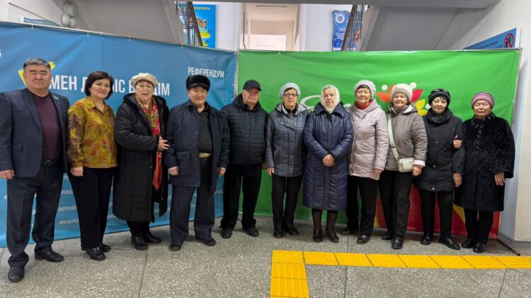 Ветераны-шахтёры Текели проявили активность на референдуме