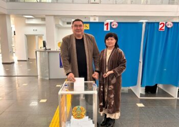 Лидер «AMANAT» в области Жетісу принял участие в голосовании