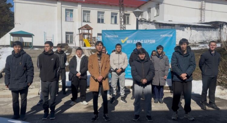 Студенты Текелийского профколледжа неравнодушны к судьбе своей страны