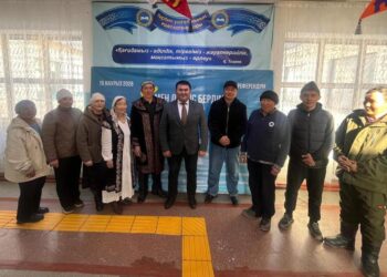 Референдум-2026: В Ескельдинском районе группа кандасов приняла участие в челлендже