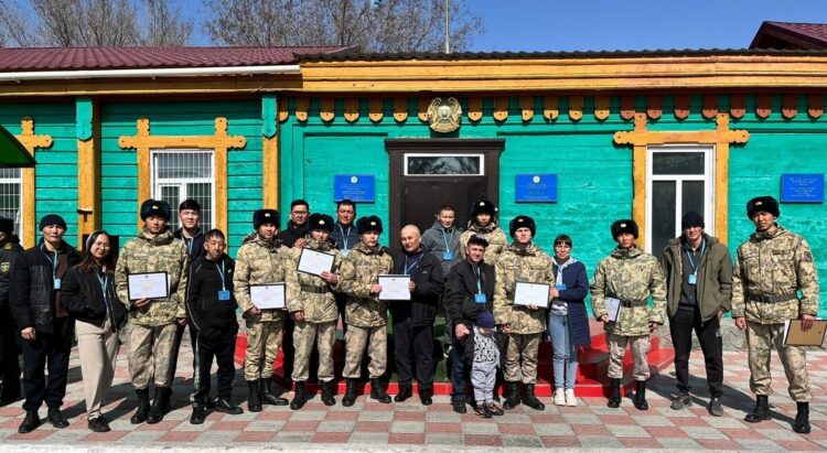 Пограничников призыва «Весна-2025» проводили в запас в Панфиловском районе