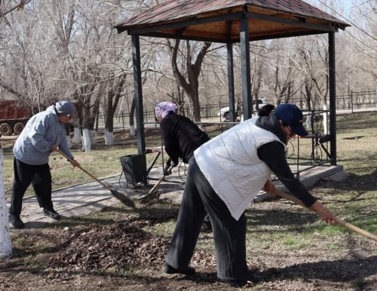«Таза бейсенбі» объединяет ценителей чистоты и порядка в Кербулакском районе