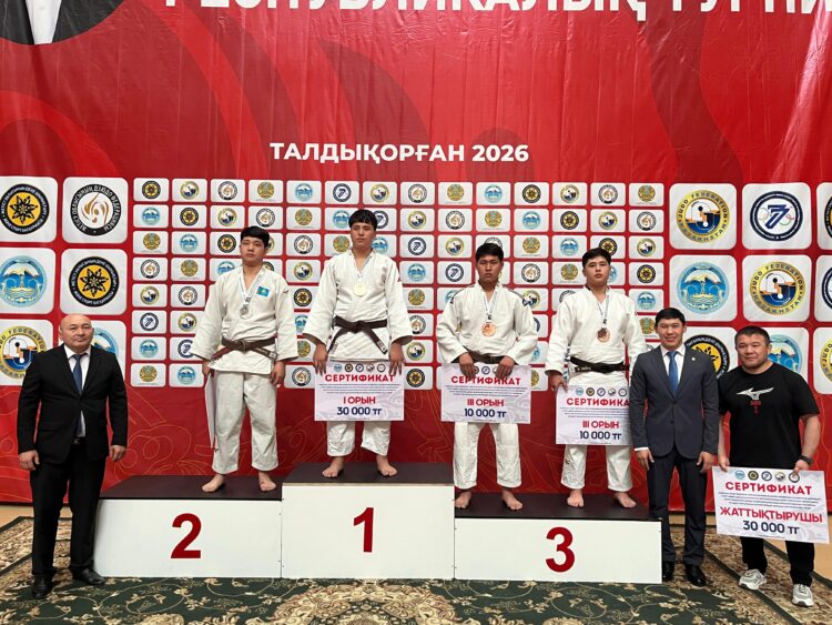 Жетысуские дзюдоисты завоевали 27 медалей на республиканском турнире