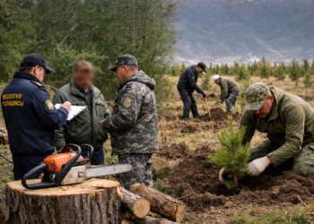 18 фактов незаконной вырубки деревьев выявлено в Жетісу