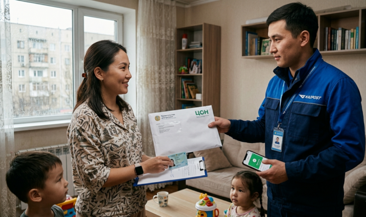 Казахстанцы выбирают доставку документов на дом