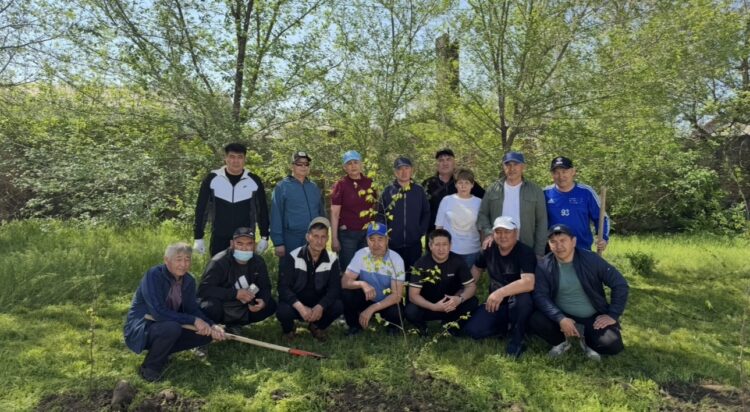 Около 30 берез высадили в Центре психического здоровья Жетісу