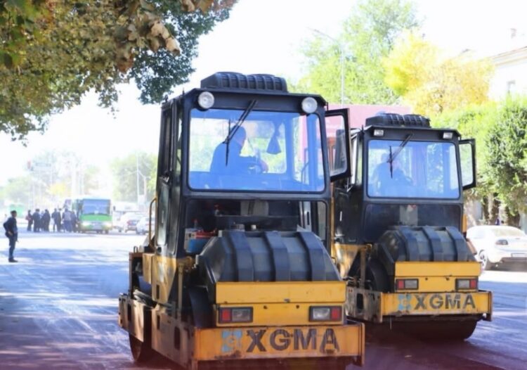 В Талдыкоргане временно ограничено движение на улице Абая