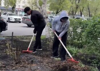 Акцию «Таза аула» активно поддержали жители города Талдыкорган
